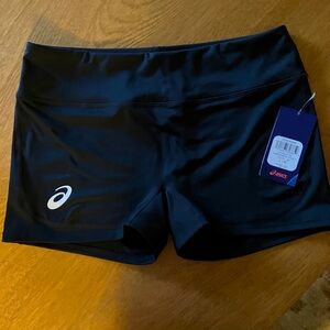 ASICS compression shorts size large NWT